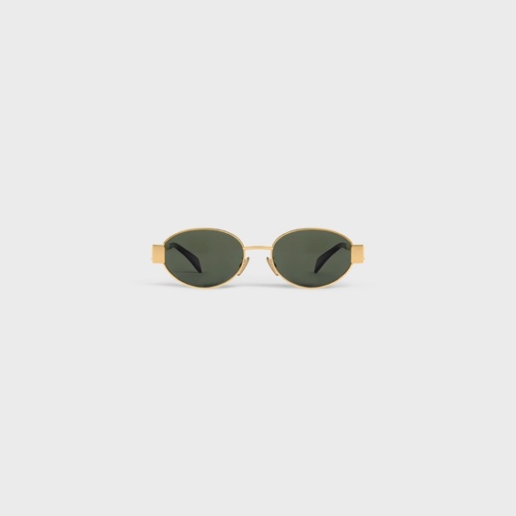 TRIOMPHE METAL 01 SUNGLASSES IN METALGOLD / GREEN - Picture 8 of 12
